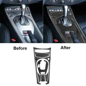 10 шт. Комплект автоматического переключения передач из углеродного волокна для салона BMW Z4 E85
