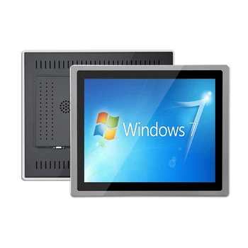 12,1-дюймовый встроенный универсальный ПК с емкостным сенсорным экраном, Мини-Планшетная панель, Промышленный Компьютер для Win10 Pro/Linux 1024 *768
