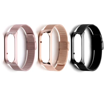 2021 Новые сетчатые ремешки для часов Xiaomi Band 5, аксессуары для смарт-часов, Модный женский повседневный металлический сменный ремешок на запястье