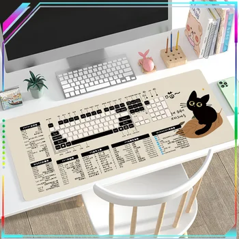 2023 Новый Коврик Для мыши Утолщенный Дизайн Сочетания клавиш Cat Игровой Коврик Для Клавиатуры Ноутбука Настольный Блокиратор Edge Офисные Игровые Принадлежности Оптом