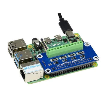 4-Канальный 4-канальный монитор тока / напряжения/ мощности для Raspberry Pi, I2C/ SMBus
