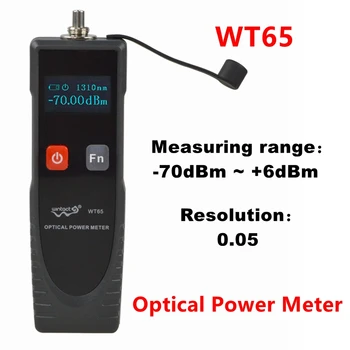 5 шт. Измеритель оптической мощности WT65 Высокоточный Цифровой ЖК-дисплей Тестер Волоконно-оптического измерителя мощности Измерение сети