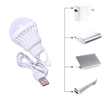 7 Вт/5 Вт Портативный фонарь для Кемпинга USB Power Lamp, многофункциональный инструмент для кемпинга на открытом воздухе, 5 В светодиодный для Палатки, Походного снаряжения, USB-лампы