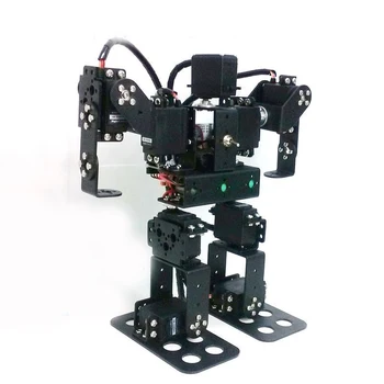 9 Dof Гуманоидный Танцевальный робот/Металлический строительный блок Двуногий Шагающий робот/Обучающий набор 