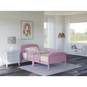 BK Furniture Harrisburg XL Деревянная кровать для малышей, Розовая кровать для малышей, деревянные кровати для детей