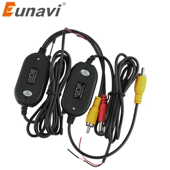 Eunavi 2.4G Беспроводной передатчик и приемник для автомобиля заднего вида, камера заднего вида и монитор системы помощи при парковке, автомобильная камера