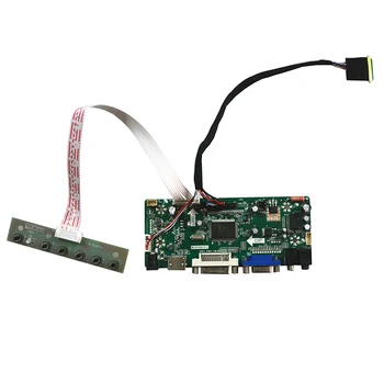 HDMI-совместимый DVI VGA Комплект драйверов платы ЖК-контроллера Для LTN156AT24-L01 LTN156AT23-W01 светодиодной панели 1366x768