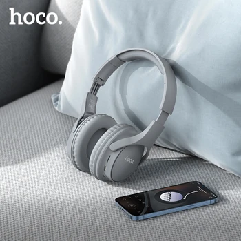 HOCO W40 Беспроводные наушники Bluetooth 5.3, Музыкальная гарнитура, 40 мм драйверы, наушники с громкой связью, Поддержка AUX TF, спортивные наушники Hi-Fi