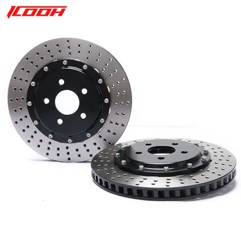 ICOOH Высокопроизводительные тормозные диски с отверстиями для дисков и кронштейнов для автомобиля Bmw 335i E90