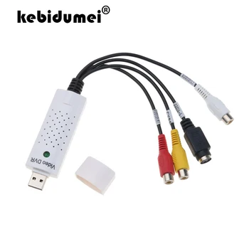 kebidumei Горячий кабель-адаптер USB 2.0-RCA с Аудио-Видео для захвата карты Адаптер ПК-Кабель Для Устройства захвата ТВ DVD VHS