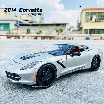 Maisto 1:24 Оригинал 2014 Corvette Stingray имитация сплава модель автомобиля ремесла коллекция украшений игрушки инструменты подарок