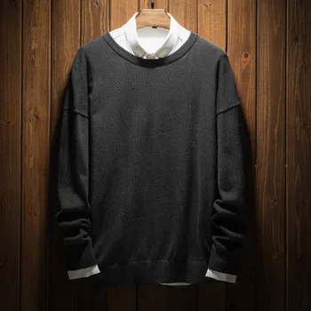 MRMT 2023, Брендовые осенние мужские куртки, свитер, однотонный свитер с круглым вырезом для мужчин, студенческий свитер