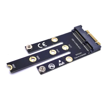 NGFF M.2 B + M Ключ к mSATA Mini PCI-E PCI-Express SATA 3,0 SSD Штекерный конвертер Адаптер Riser Card Для 2242/2260/2280 M2 NGFF SSD