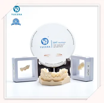 SHT многослойные циркониевые диски cad cam циркониевые блоки цена стоматологическая циркониевая заготовка