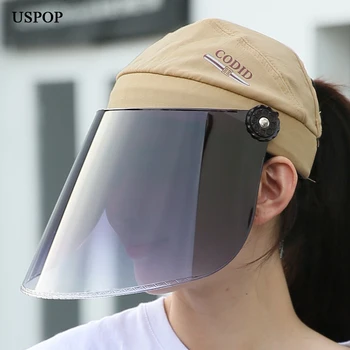 USPOP Новые Летние солнцезащитные шляпы UPF50 + солнцезащитный крем hast профессиональные шляпы с защитой от ультрафиолетовых лучей PC lens hat