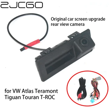 ZJCGO Автомобильная Камера заднего Вида для Обновления парковки OEM Factory Camera для Volkswagen VW Atlas Teramont Tiguan Touran T-ROC TROC