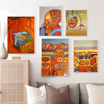 Абстрактный классический плакат художника Artwrok, отпечатки на холсте, картины, настенное искусство, Картина для гостиной, Домашний декор