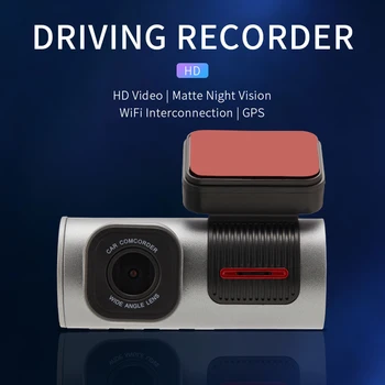 Автомобильный видеорегистратор HD image no light night vision WIFI interconnect GPS driving recorder