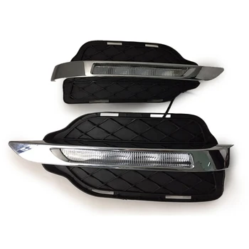 Автомобильный стайлинг СВЕТОДИОДНЫЙ DRL дневной ходовой свет Для Mercedes Benz W204 GLK GLK300 GLK350 GLK500 2013 2014 2015 2016 дневной свет