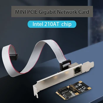 Гигабитный сетевой адаптер Игровая карта PCIE Mini PCI-E Гигабитная сетевая карта RJ-45 LAN Адаптер игровой адаптивный для настольного компьютера