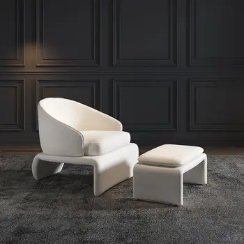 Датский дизайнер, Одноместный Японский стиль, Специальная форма, ленивый бархатный диван, светильник для ног, Роскошный раскладывающийся диван Sillon, мебель для спальни