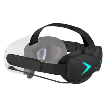 Держатель батареи, кронштейн для регулировки Блока питания с красочной подсветкой Для игровых аксессуаров виртуальной гарнитуры Oculus Quest 2
