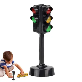 Детские Дорожные игрушки Светофор Камера для контроля дорожного движения Игрушка Для детей Инструмент раннего обучения Игрушки Монтессори