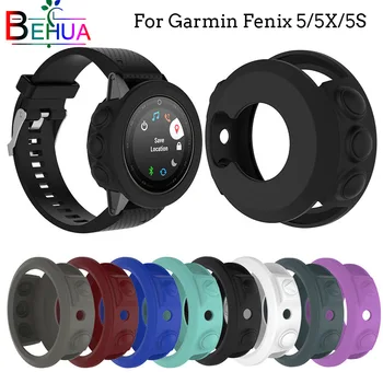 Для Garmin fenix 5/5S/5X смарт-часы GPS мягкий Силиконовый Защитный чехол Для Garmin fenix 5/5S/5X Запасные Аксессуары