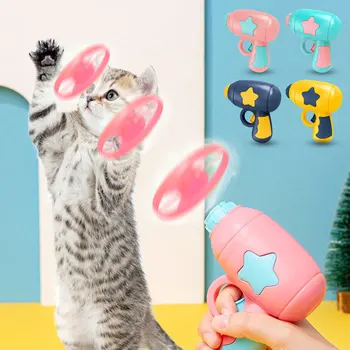 Забавная интерактивная игрушка-дразнилка для кошек, Креативные Котята, Мини-бамбуковый вертолет, Игры, Игрушки, Товары для домашних животных, Аксессуары, игрушки для кошек