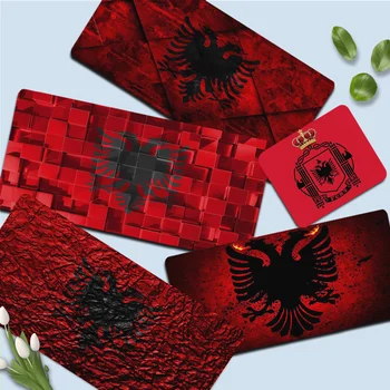 Коврик для мыши с флагом Албании, высококачественные игровые коврики для геймеров, Размер коврика для игровой клавиатуры для геймера