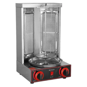 Коммерческая Газовая Автоматическая Вращающаяся печь для обжига, Машина для Жарки на гриле, Кухонные Принадлежности