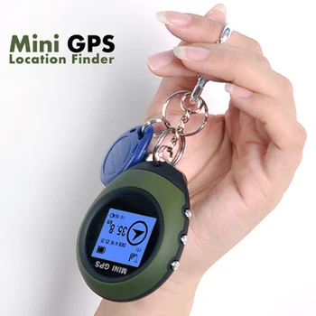 Мини GPS Навигационный Приемник Портативный Трекер для Определения местоположения на открытом Воздухе с Kay Chain USB Перезаряжаемый Регистратор Слежения