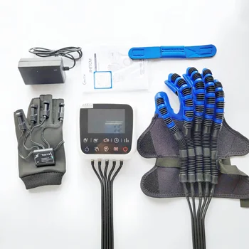 Модернизированная Английская система Голосовой трансляции Удлиненные Перчатки Для упражнений на запястье Пневматический робот Реабилитационные Тренировочные Перчатки