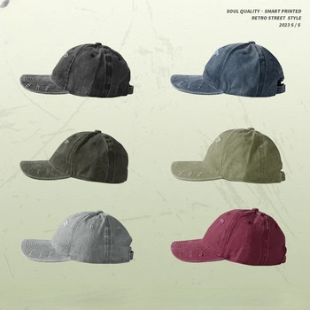 Мужской головной убор, Новая шапка для мытья водой, кепка одного размера, кепка в европейском и американском стиле, мужские и женские хлопковые модные бейсболки