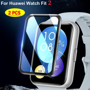 Мягкое стекло для Huawei Watch Fit 2 Smartwatch 9D HD full Film (не стеклянный) Экран, закаленная защитная крышка, аксессуары для fit2