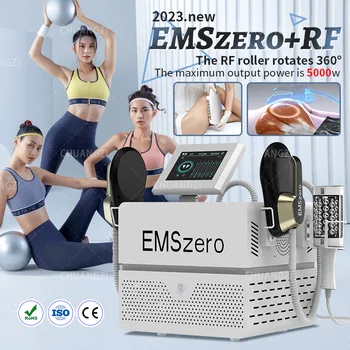 Новейшая машина для резки человеческого тела EMSzero Neo 5000 Вт, EMS миостимулятор, радиочастотный барабан Вращается на 360 градусов