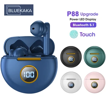 Новые TWS Bluetooth 5.1 Зарядная Коробка Для Наушников Беспроводные Наушники Стерео Наушники Гарнитура С Микрофоном Для iOS/Android PK J18 X1
