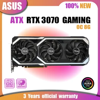 Новые игровые видеокарты ASUS ATS RTX 3070 O8G GDDR6 8GB Видеокарты GPU NVIDIA RTX 3070 PCIE4.0 256bit
