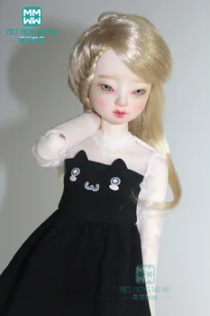 Одежда для куклы подходит на 43 см 1/4 BJD MSD GEM, XAGADOLL Черное платье с кошачьими ушками