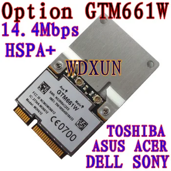 Оригинальная Разблокированная Опция GTM661W MO6612 Половинного Размера Mini PCI-E Card WCDMA HSPA GTM671 3G Модуль