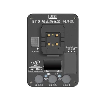 Программатор жесткого диска WL B110 для iPhone 8 Plus/X/Xs/Xs Max/11/11 Pro MAX NAND Чтение Запись данных на жесткий диск Резервное Копирование Обновление памяти