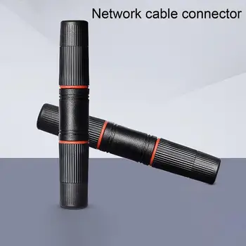 Пыленепроницаемый Эффективный женский разъем RJ45 LAN Ethernet, Водонепроницаемый сетевой удлинитель, практичный для телевизора