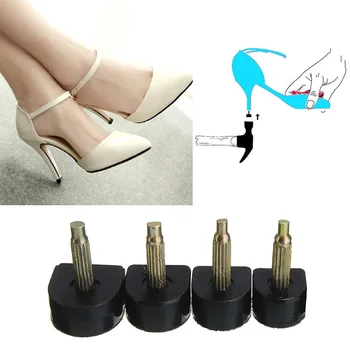 Советы по ремонту женской обуви на высоком каблуке с шипами 6 размеров, матовые черные гвозди с абрикосовыми шипами, гвозди на каблуках, беззвучные шпильки на высоком каблуке