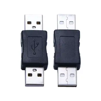 Соединитель USB A, Разъем USB 2.0, Кабель для передачи данных, Соединительный шнур, USB-адаптер, штекерный разъем USB, штекерный адаптер M/M Конвертер