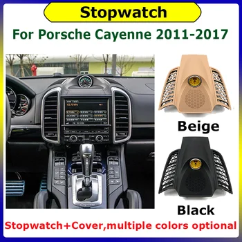 Часы на приборной панели, компас, электронный измеритель времени, аксессуары для Porsche Cayenne 2011-2017
