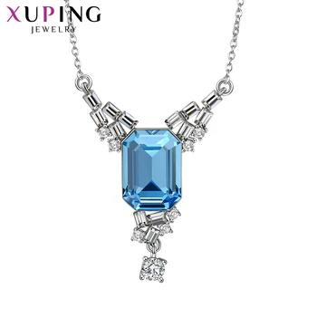 Ювелирные изделия Xuping с кристаллами в европейском стиле, ожерелья для темпераментных дам, подарок на День Святого Валентина 40231