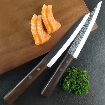 Японский Нож для сашими, Нож для суши из нержавеющей стали, Кухонный нож для нарезки, профессиональный Нож шеф-повара, Нож для рыбы, Кулинарный нож