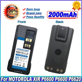 2000 мАч Аккумулятор Для MOTOROLA Radio DP2400 DP2600 PMNN4416 PMNN4417 PMNN4418 PMNN441 PMNN4415AR XiR P6600 XiR P6620 Аккумулятор