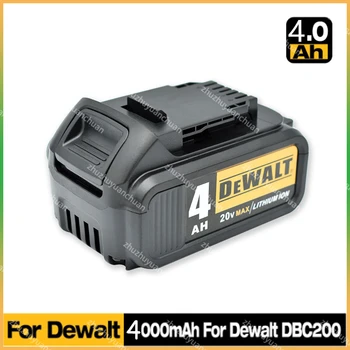 20V 4.0Ah DeWalt 100% Оригинальная Аккумуляторная Батарея для Электроинструментов со светодиодной литий-ионной Заменой DCB205 DCB204-2 20V DCB206