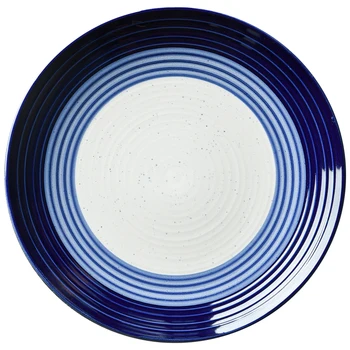 Керамическая тарелка в западном стиле, бытовая тарелка, круглая тарелка для стейка, обеденная тарелка 8 дюймов